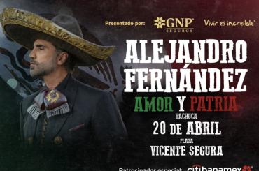 Alejandro Fernández en la Plaza de Toros de Pachuca, Hidalgo, Abril 2024
