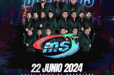 Banda MS en la Arena Valle de Guadalupe, Ensenada, BC, junio 2024