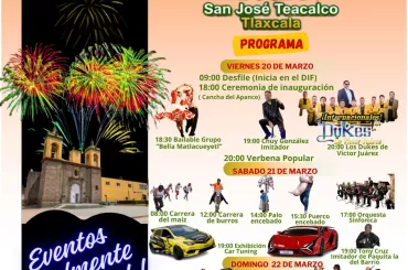 Feria del Maíz San José Teacalco 2026 en Tlaxcala