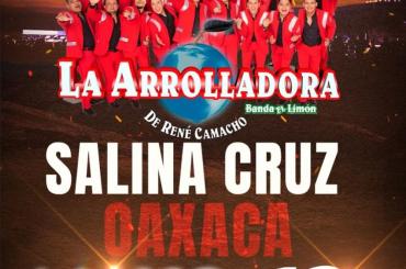 La Arrolladora Banda El Limón en Salina Cruz, Oaxaca, Mayo 2024