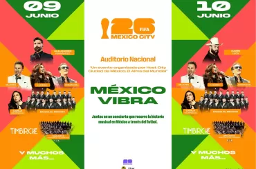 México Vibra: conciertos Mundial 2026
