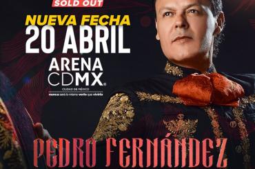 Pedro Fernández en la Arena CDMX, Abril 2024