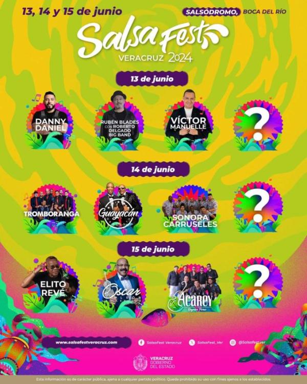 Salsa Fest Boca del Río Veracruz 2024 Dónde Hay Feria