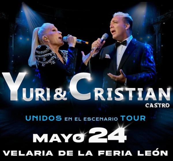 Yuri y Cristian Castro: Unidos Tour 2024 en León, Guanajuato, Mayo 2024