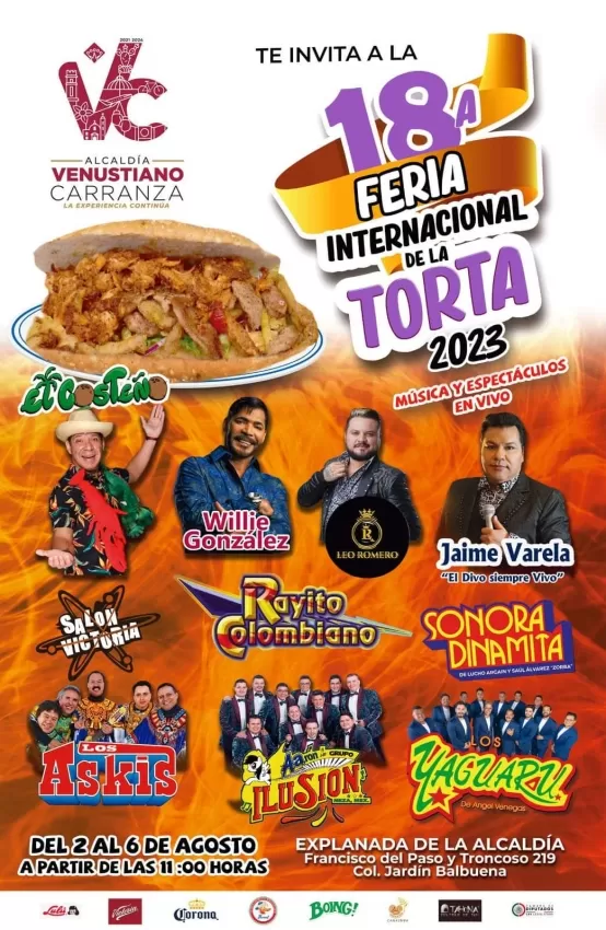 18º Feria de la Torta Venustiano Carranza 2023