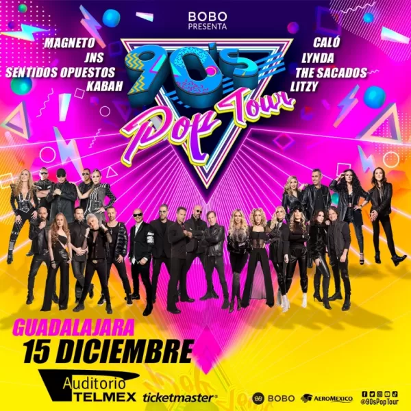 90's Pop Tour en el Auditorio Telmex, Guadalajara, Jalisco, Diciembre 2023 90's Pop Tour en el Auditorio Telmex, Guadalajara, Jalisco, Diciembre 2023