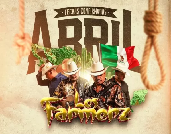 Agenda de bailes, eventos, presentaciones de Los Farmerz para Abril 2025