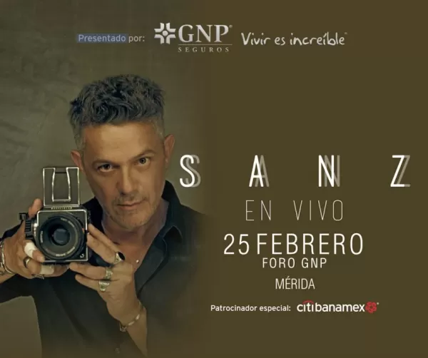 Alejandro Sanz en el Foro GNP, Mérida, Yucatán, Febrero 2023 Alejandro Sanz en el Foro GNP, Mérida, Yucatán, Febrero 2023