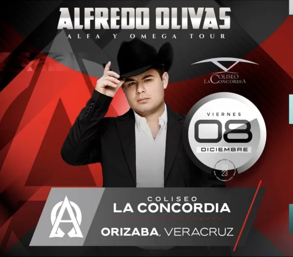 Alfredo Olivas en Coliseo La Concordia de Orizaba, Diciembre 2023