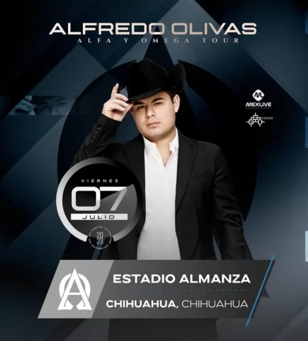 Alfredo Olivas en el Estadio Almanza, Chihuahua, Julio 2023 Alfredo Olivas en el Estadio Almanza, Chihuahua, Julio 2023