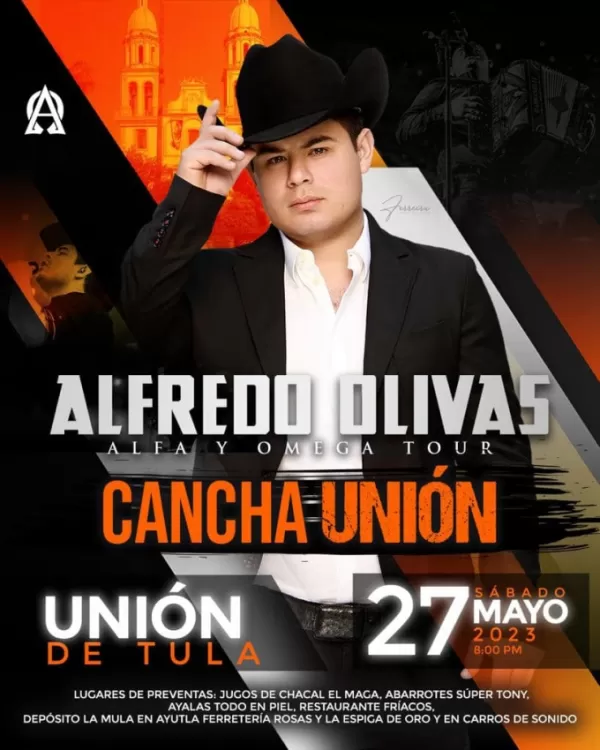 Alfredo Olivas en Unión de Tula, Jalisco, Mayo 2023