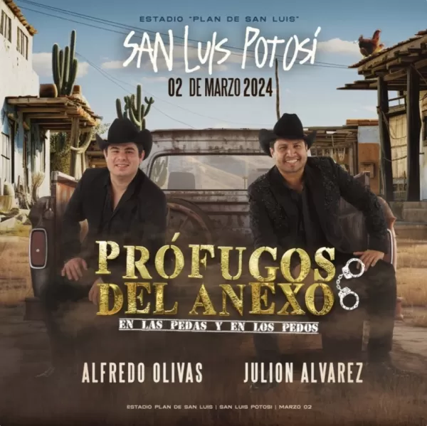 Alfredo Olivas y Julión Álvarez: Prófugos del Anexo en San Luis Potosí, Marzo 2024
