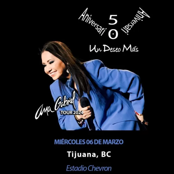 Ana Gabriel en Tijuana, Baja California, Marzo 2024