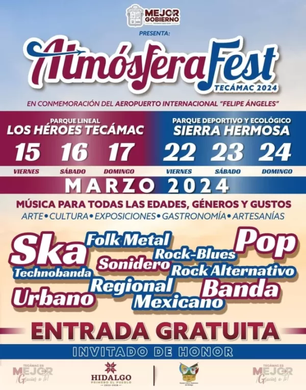 Atmósfera Fest Tecámac 2024
