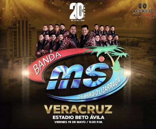 Banda MS en Boca del Río, Veracruz, Mayo 2023 Banda MS en Boca del Río, Veracruz, Mayo 2023