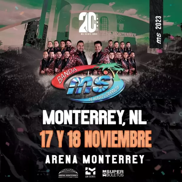 Banda MS en la Arena Monterrey, Noviembre 2023
