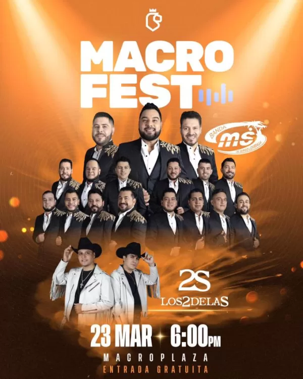 Banda MS y Los 2 de la S en Macroplaza Monterrey, Marzo 2025