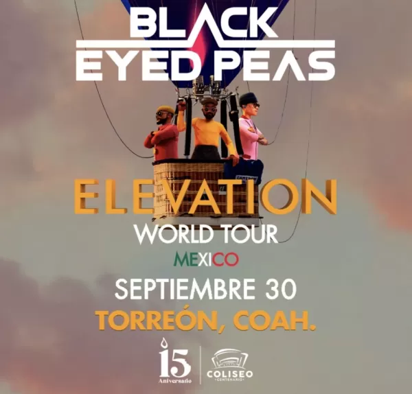 Black Eyed Peas en el Coliseo Centenario de Torreón, Coahuila, Septiembre 2023