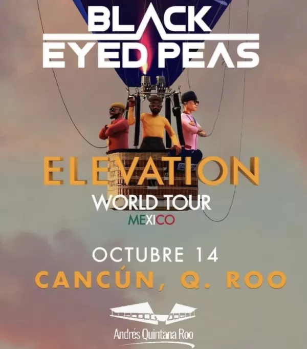 Black Eyed Peas en Cancún, Quintana Roo, Octubre 2023