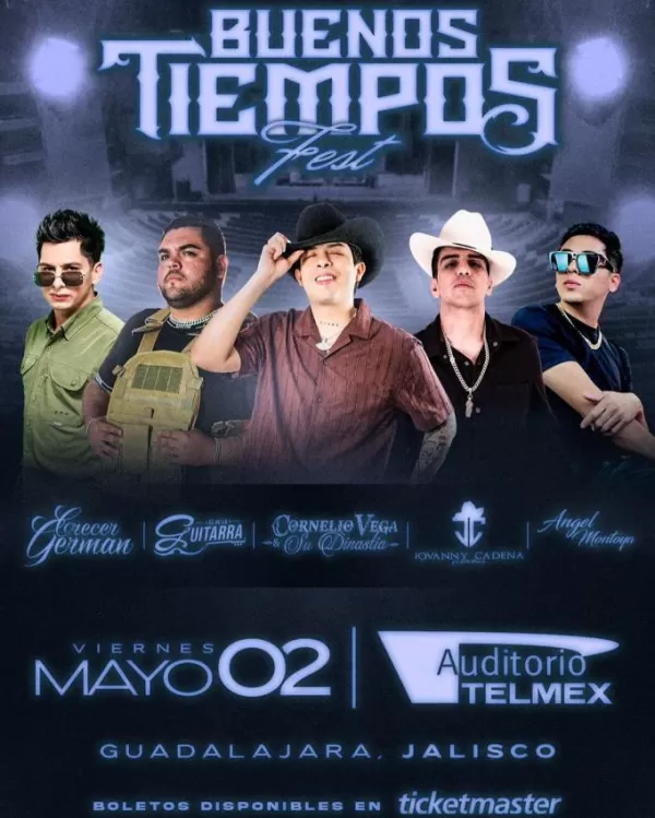 Buenos Tiempos Fest en el Auditorio Telmex, Mayo 2025