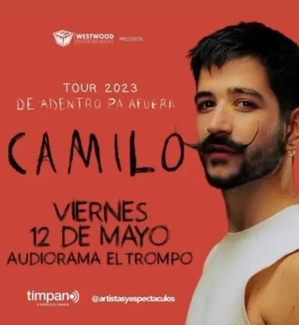 Camilo en el Audiorama El Trompo, Tijuana, Mayo 2023 Camilo en el Audiorama El Trompo, Tijuana, Mayo 2023