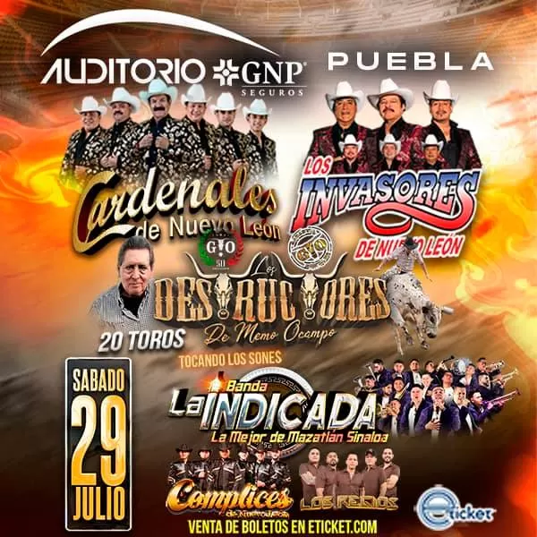 Cardenales de Nuevo León e Invasores de Nuevo León en el Auditorio GNP de Puebla, Julio 2023 Cardenales de Nuevo León e Invasores de Nuevo León en el Auditorio GNP de Puebla, Julio 2023