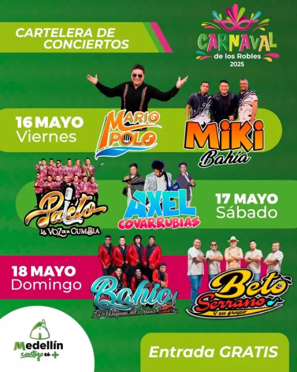 Carnaval de los Robles 2025
