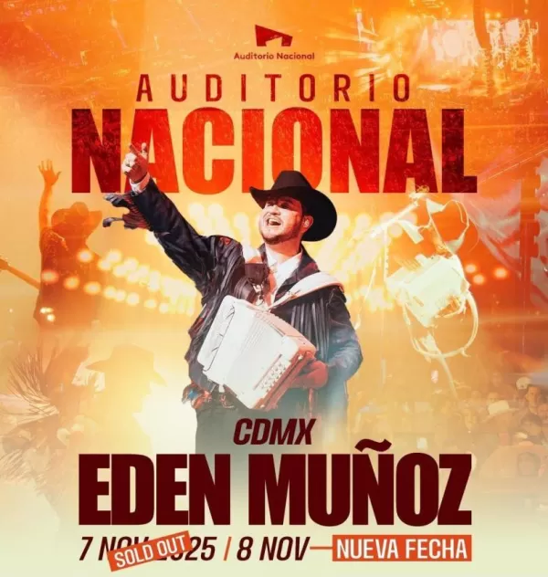 Eden Muñoz en el Auditorio Nacional, Noviembre 2025