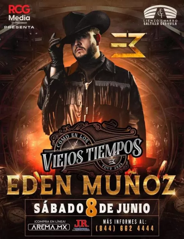 Eden Muñoz en el Lienzo Charro, Saltillo, Junio 2024