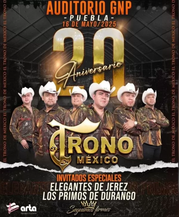 El Trono de México en el Auditorio GNP Seguros, Mayo 2025