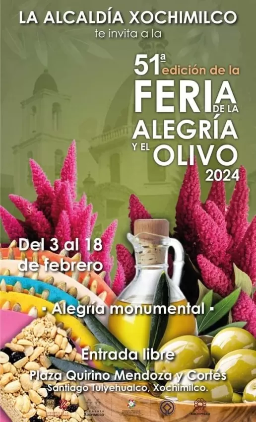 Feria de la Alegría y el Olivo Santiago Tulyehualco 2024