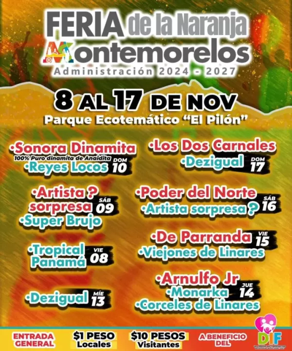 Feria de la Naranja Montemorelos 2024