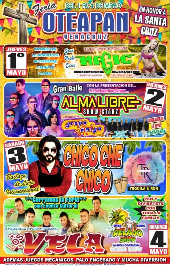 Feria de la Santa Cruz Oteapan 2025