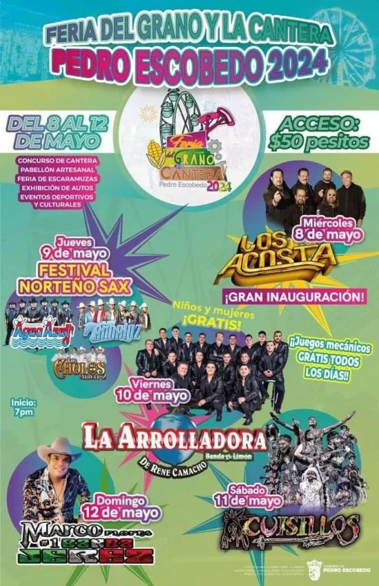 Feria del Grano y la Cantera, Pedro Escobedo 2024
