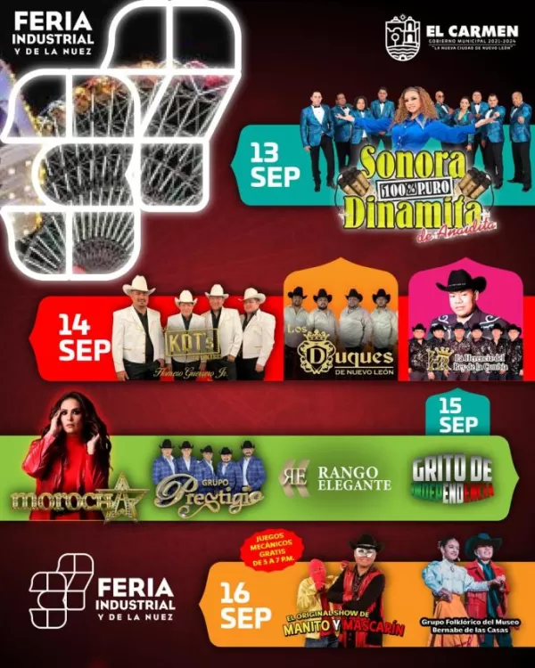 Feria Industrial y de la Nuez El Carmen 2024