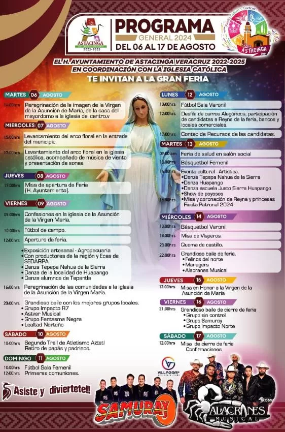Feria Patronal Astacinga 2024