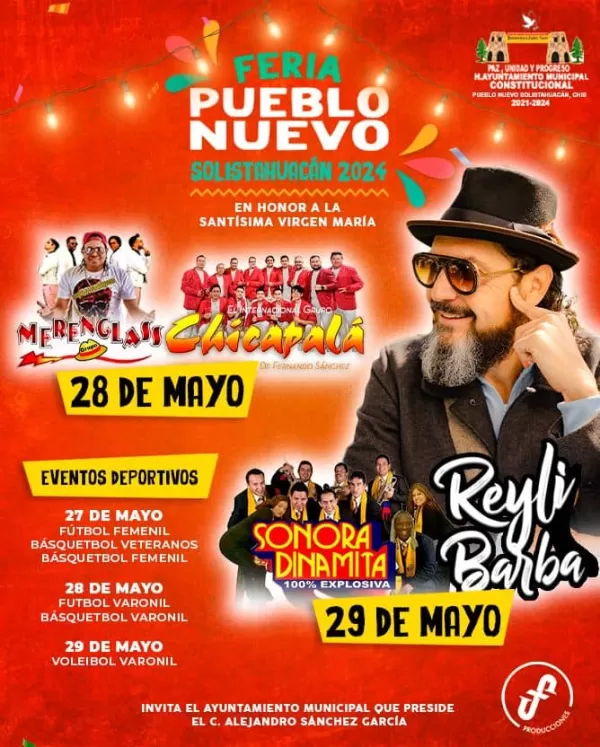 Feria Pueblo Nuevo Solistahuacán 2024