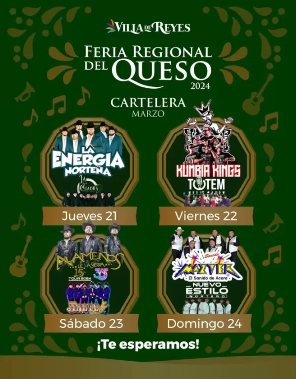 Feria Regional del Queso Villa de Reyes 2024