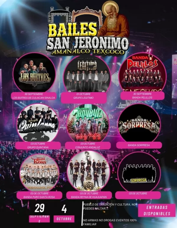 Feria San Jerónimo Amanalco 2023