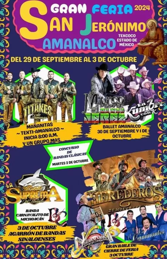 Feria San Jerónimo Amanalco 2024