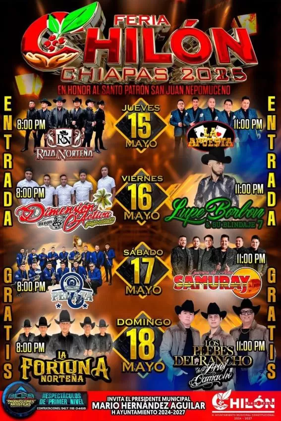 Feria San Juan Nepomuceno Chilón 2025