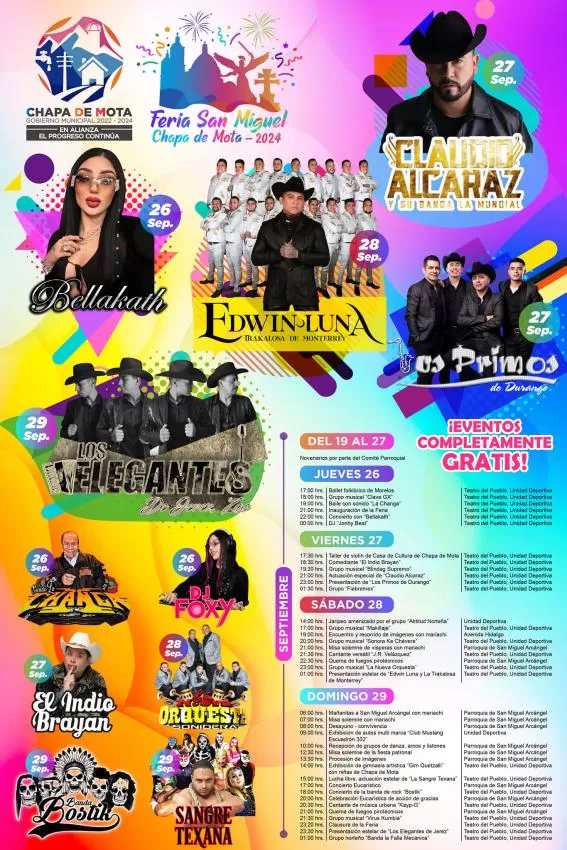 Feria San Miguel Chapa de Mota 2024