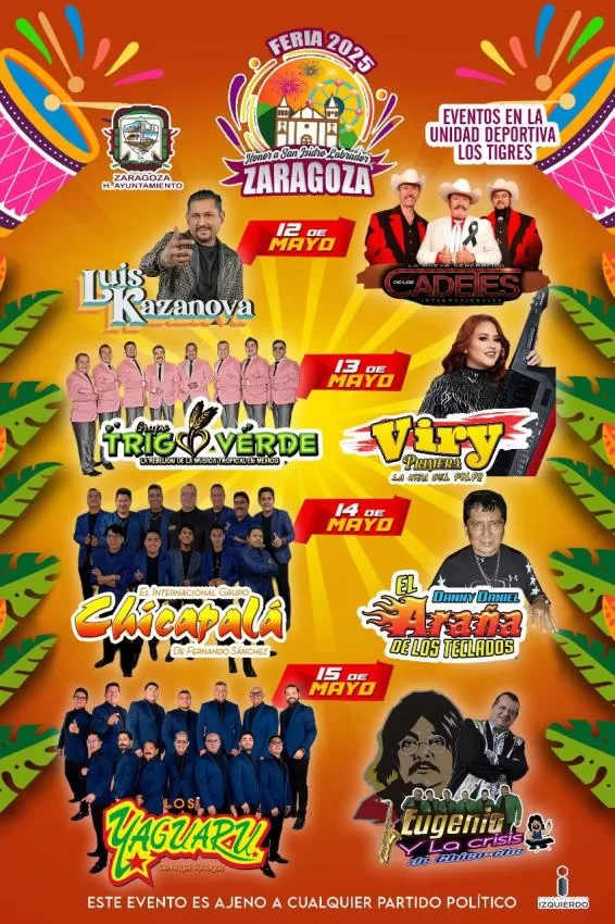 Feria Zaragoza Veracruz 2025