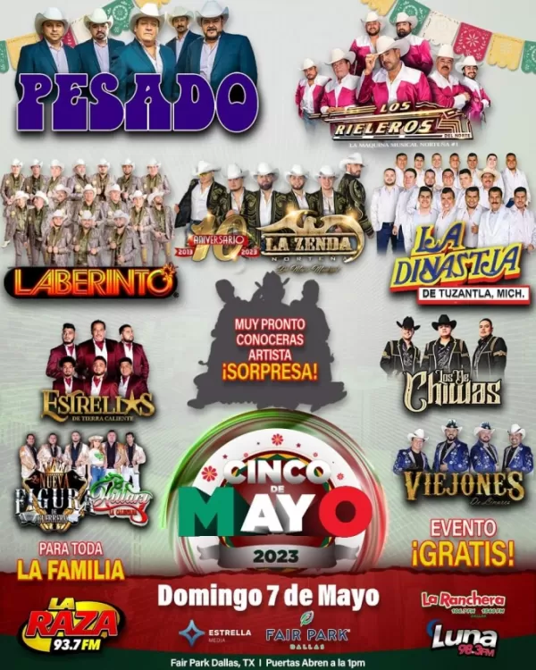 Festival Cinco de Mayo 2023 en Fair Park, Dallas, TX Festival Cinco de Mayo 2023 en Fair Park, Dallas, TX