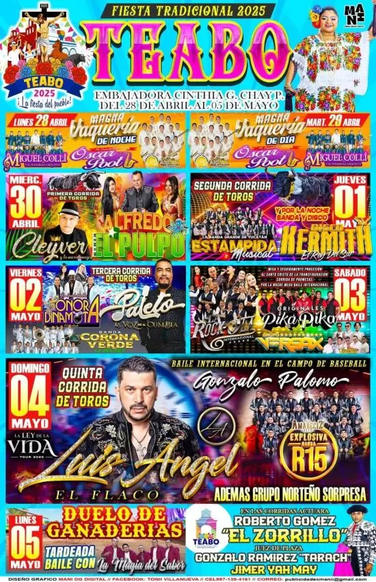 Fiesta Tradicional Teabo 2025