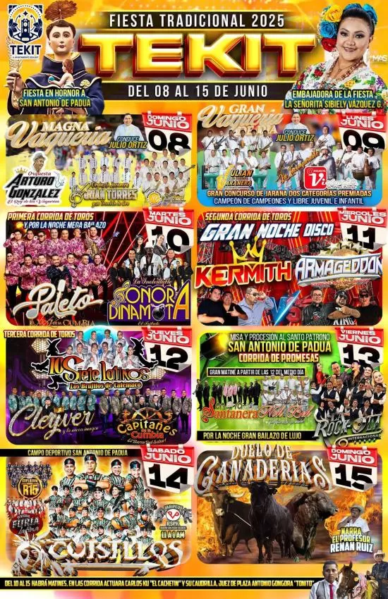 Fiesta Tradicional Tekit 2025