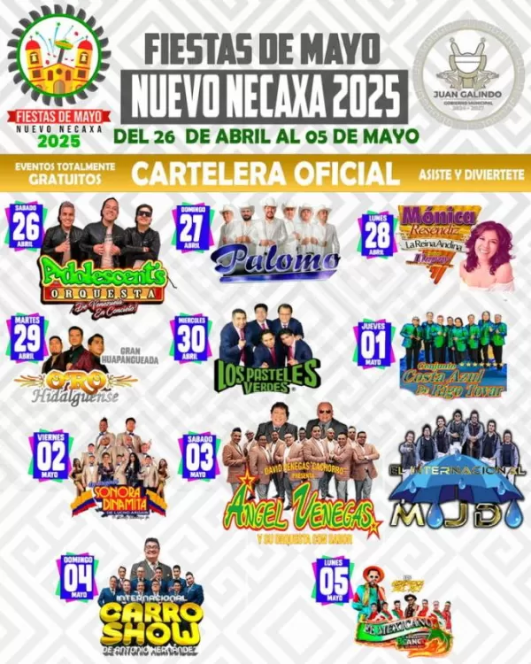 Fiestas de Mayo Nuevo Necaxa 2025