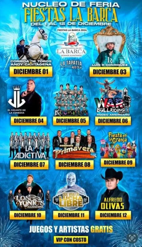 Fiestas La Barca 2024