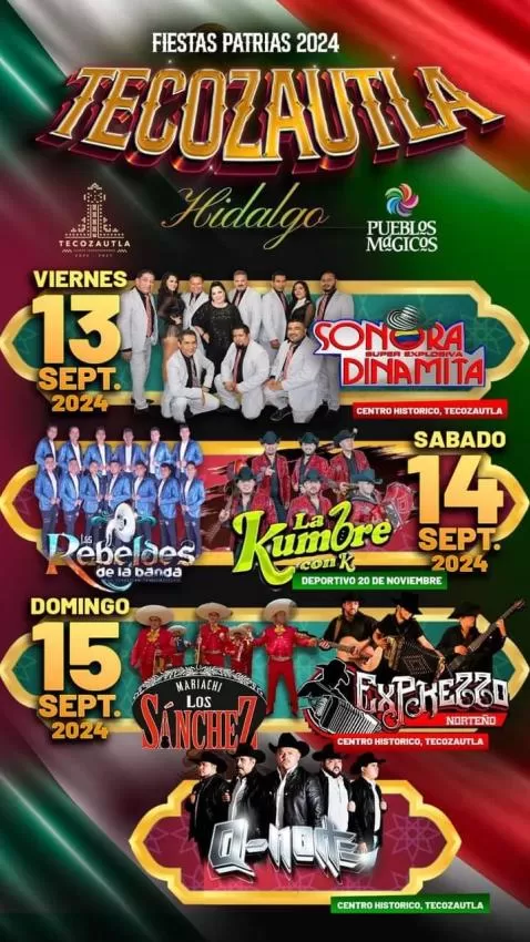 Fiestas Patrias Tecozautla 2024