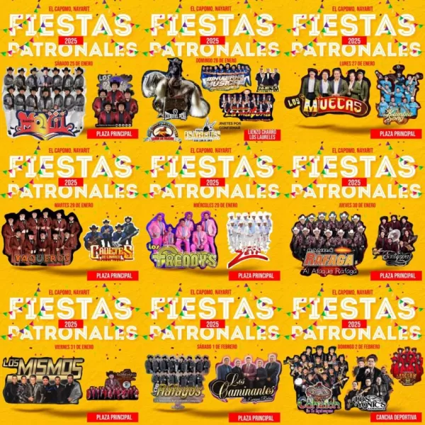Fiestas Patronales El Capomo 2025